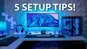 5 FREE Tips to IMMEDIATELY Improve Your Gaming Setup!
