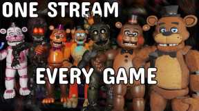 I beat EVERY FNAF GAME in ONE STREAM without breaks