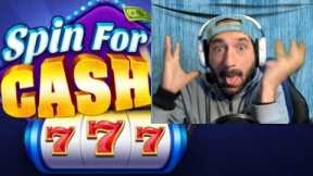 SPIN FOR CASH! Real Money Slots Game & Risk Free Earn Cash Rewards Paypal App Apps Online Video