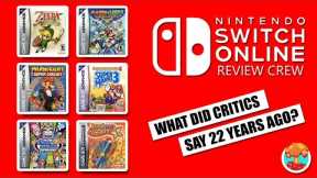 2000s Critics Review Every GAME BOY ADVANCE Games on Nintendo Switch Online