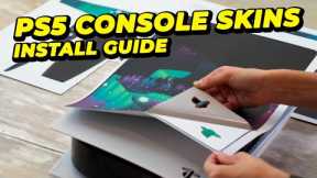 Installation Guide for PS5 Console Skins (PlayStation 5 Vinyl Wraps by VGF Gamers)