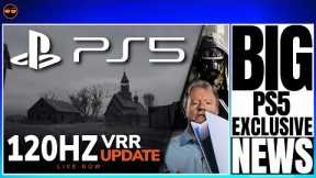 PLAYSTATION 5 ( PS5 ) - NEW WEIRD PS5 UPDATE LIVE NOW! / 120HZ VRR GAME UPDATE / NAUGHTY DOG CONFIR…