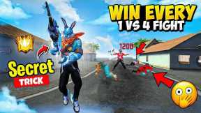 How To Win Every 1 Vs 4 Fight in Free Fire || Free Fire Pro Tips and Tricks || FireEyes Gaming