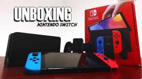 NINTENDO SWITCH OLED UNBOXING + REVIEW