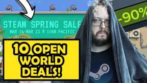 Steam Spring Sale 2023! 10 OPEN WORLD Games with great Discounts! Best Steam Deals!