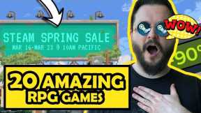 Steam Spring Sale 2023! 20 RPG GAMES With Amazing Discounts! Best Steam Deals!