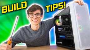 10 MUST KNOW Tips And Tricks To Build Your Gaming PC! (PC Build 2021)