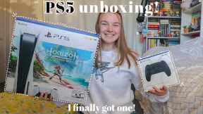 PS5 Unboxing! | console, controller, accessories & games!
