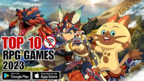 TOP 10  OFFLINE RPG GAMES FOR ANDROID AND IOS 2023 | BEST 10 HIGH GRAPHICS OFFLINE RPG GAMES 2023
