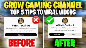 HOW TO GROW GAMING CHANNEL IN 2023 🔥😍 BEST TIPS TO VIRAL GAMING PUBG & BGMI VIDEOS | ABHAY GAMING