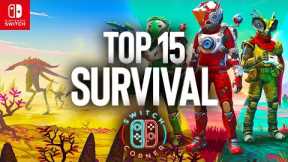 Top 15 Survival Games On Nintendo Switch! Open World Survival 2023!