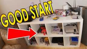 Basic Setup of Retro Gaming Collection ~ Nes, Snes, N64, PS2 Its all here! | Gears and Tech