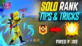 How To Improve Your Gameplay In Free Fire || Solo Rank Push Tips And Tricks || FireEyes Gaming
