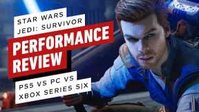 Star Wars Jedi Survivor Performance Review - PS5 vs PC vs Xbox Series X|S