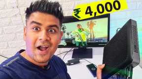 ₹ 4,000 Gaming PC - Runs GTA 5 & All Games | Best Budget Cheapest Gaming PC in India