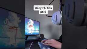 DAILY pc tips MUST WATCH