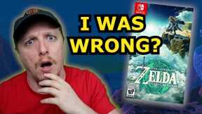 I was WRONG about Zelda Tears of the Kingdom! - REVIEW (Nintendo Switch)