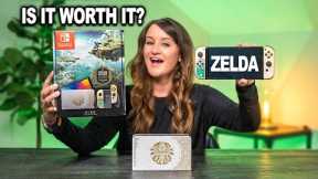 Zelda: Tears of the Kingdom OLED Nintendo Switch Unboxing -- IS IT WORTH IT?