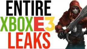 ENTIRE Xbox Series X E3 Event LEAKS | New AAA Exclusive Xbox Games | Xbox & PS5 News
