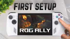 How To Setup The ROG Ally For Gaming