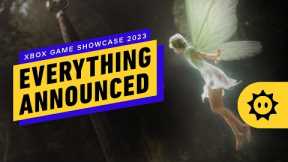 Everything Announced at the Xbox Game Showcase 2023