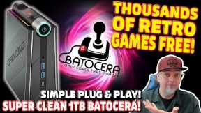 Thousand Of RETRO Games For FREE! Batocera Super Clean 1TB On A POWERFUL Mini PC!