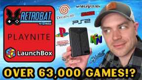 Check Out This 3 in 1 Retro Game Hard Drive w/ RetroBat PlayNite & LaunchBox ? Over 63K Games!