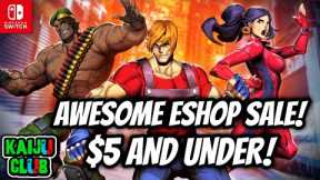NEW AWESOME Nintendo Switch Eshop Sale! Games For $5 Or Less!