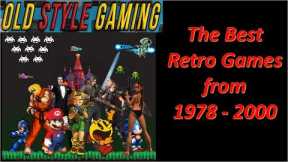 The Best Retro Video Games Ever (1978 - 2000 )