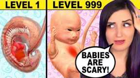 Pregnant Woman Plays Pregnancy APP GAMES That Scare Her