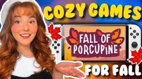 TOP 10 Cozy Games for FALL 🍂 | Nintendo Switch + PC