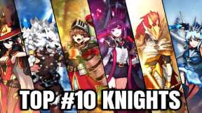 Top 10 best knights! Who is the best?? – Unknown Knights: Pixel RPG