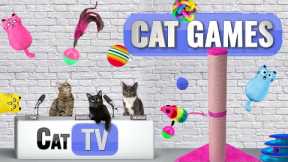 CAT Games | Ultimate Cat Toy Compilation Vol 2 🧸🎾🪶🧵🐭🎡🏐 | Cat TV | Cat Toy Videos For Cats to Watch