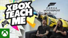 Julien Solomita Learns to Play Forza Motorsport — Xbox Teach Me: Episode 5