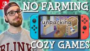 12 NON FARMING Cozy Games On Nintendo Switch WORTH GETTING!!