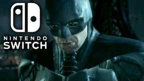 THIS IS UNPLAYABLE - Batman Arkham Knight  Switch Gameplay (Robert Pattinson's The Batman Suit)