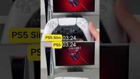 PS5 vs PS5 slim opening games speed test. #ps5  #ps5slim  #playstation  #glistco