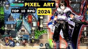 Top 10 Best PIXEL ART RPG Games 2024 for android iOS | Pixel art games 2024