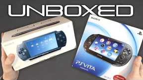 Unboxing a NEW PSP from 2005, and PS Vita from 2011