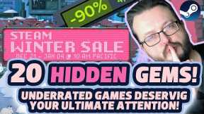 Steam WINTER SALE 2023! 20 Hidden Gems & Underrated Games!