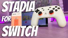 Stadia controller on Nintendo switch