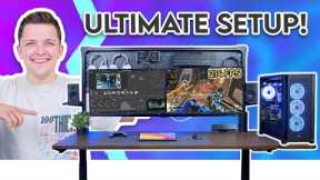 Building the ULTIMATE Gaming Setup! 🤩 [ft. 4090 PC Build, Peripherals, 4K Monitors & More!]