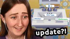 they FINALLY fixed the sink glitch (base game update!)