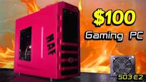 Turning $100 into a HIGH-END Gaming PC - S3:E2 DOUBLE or NOTHING