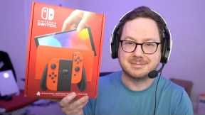 Mario Red Edition! OLED Nintendo Switch Unboxing