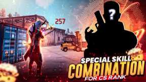 CS RANK Special Skill Combination 😱🔥 | Best Character Combination In Cs Rank | Gaming Abhirup