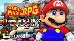 Super Mario RPG - Best of 2023 Showcase- GDQ Hotfix Speedruns