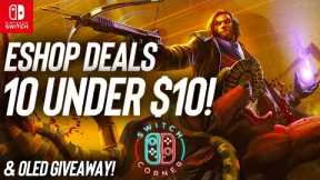 New Nintendo Switch ESHOP Sale for Christmas! 10 Under $10! Switch OLED Giveaway! Switch Deals