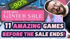 Steam WINTER SALE 2023! 11 Cool Games Before the Sale Ends! Last Winter Sale Video
