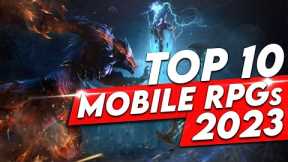 Top 10 Mobile RPGs of 2023! NEW GAMES REVEALED for Android and iOS